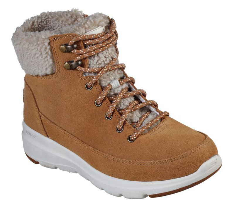 Skechers On The Go Glacial Ultra - Woodlands - Womens Boots Brown [AU-TT6983]